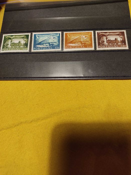 Selos Centenário dos caminhos de ferro em Portugal