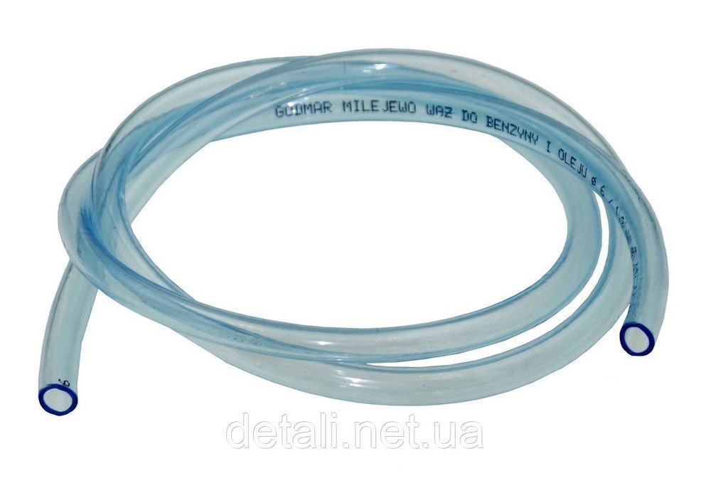 Шланг топливный d6 1 метр прозрачный, saw401