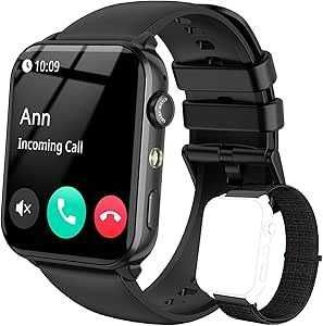 Smartwatch IOWODO 1.91" HD Rozmowy Fitness SpO2 IP68 Latarka