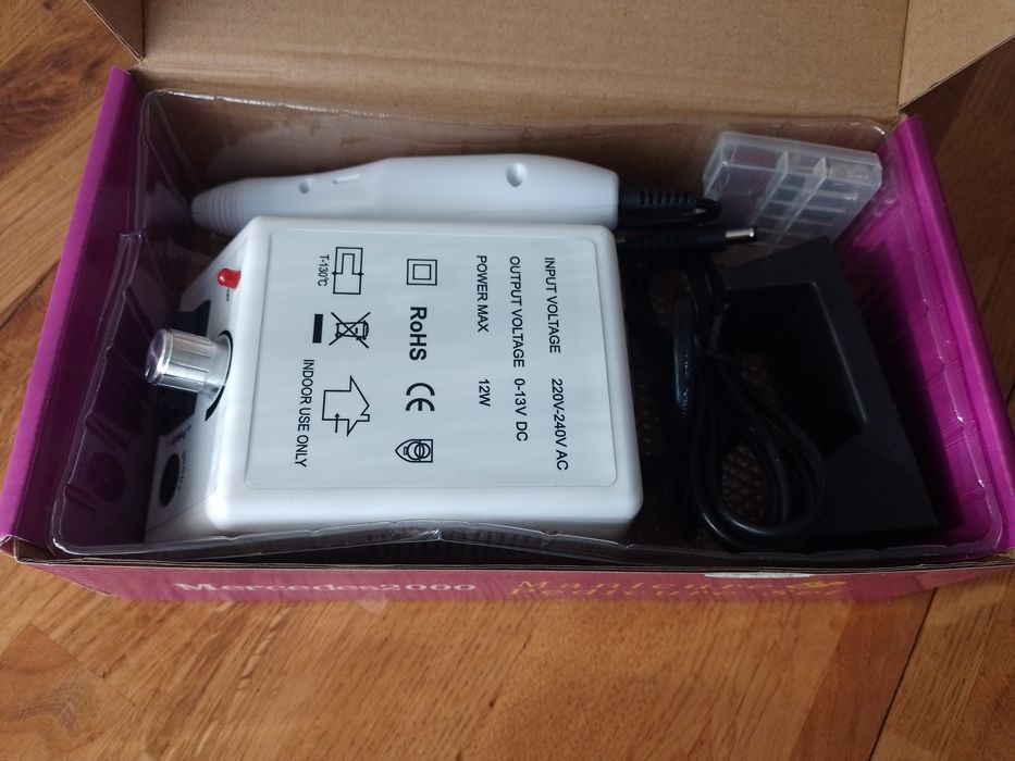 Nowa frezarka szlifierka do paznokci Mercedes 2000 plus że frezy