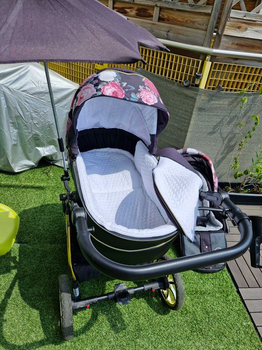 Wozek dzieciecy LONEX PAX ROSE 3w1.