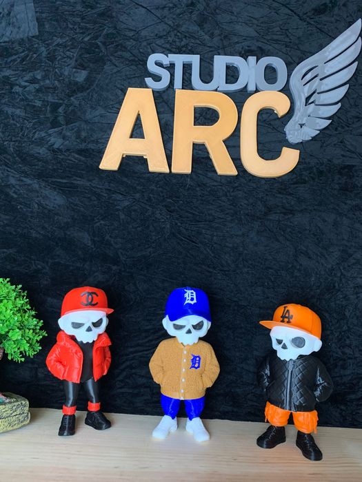 Boneco Skull com Casaco