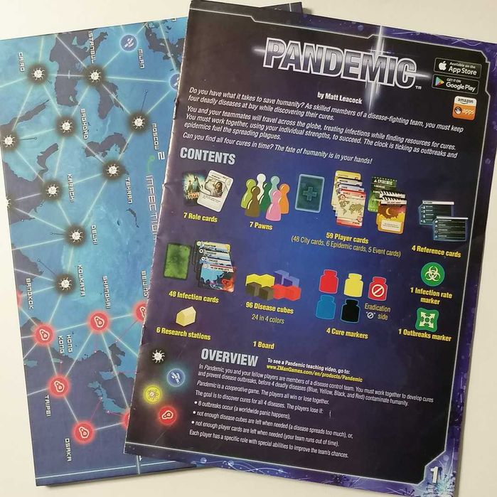 Pandemic - jogo de tabuleiro