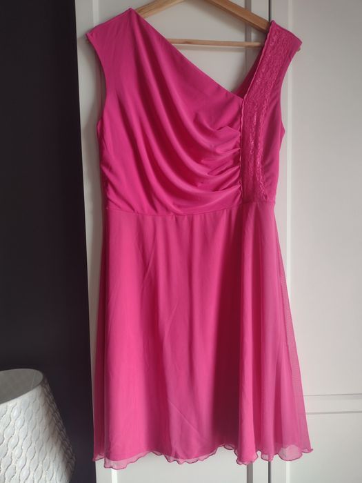 Wyprzedaż sukienka siateczka 40 42 wesele świadkowa druhna komunia zwi