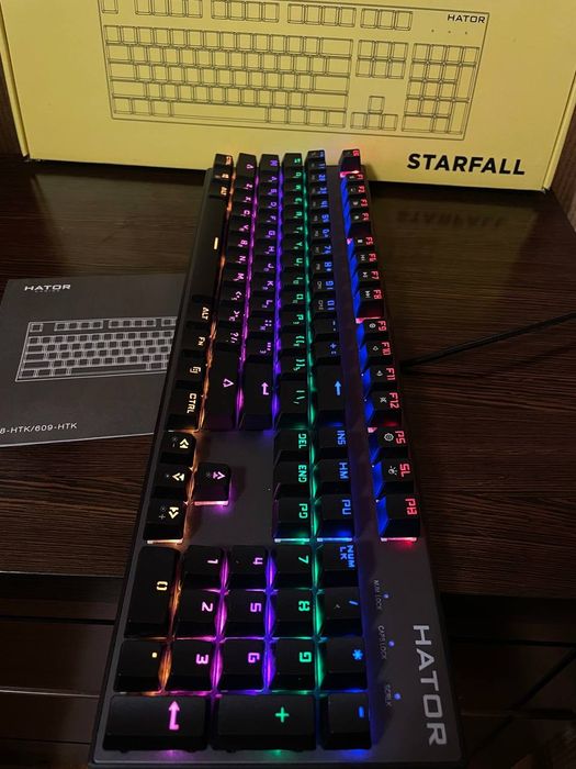 Механическая клавиатура Hator Starfall Outemu Blue /кликающие свитчи/
