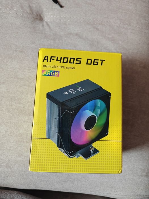 Кулер башня AF400S DGT ARGB з індикатором температури Intel/AMD