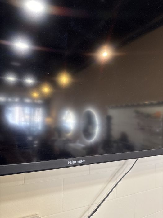Tv hisense com imagem avariada