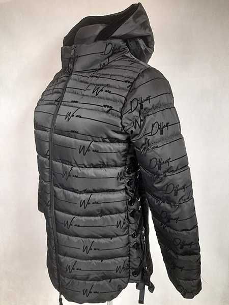Desigual Piękny zimowy płaszcz damski L/XL