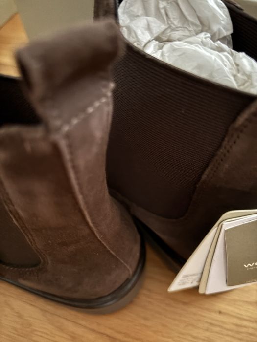 Trzewiki botki Lasocki z CCC r. 38 czekoladowe nowe jesienne