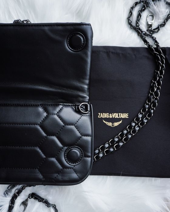 Сумка клатч Zadig & Voltaire / Сумка Zadig & Voltaire чорна