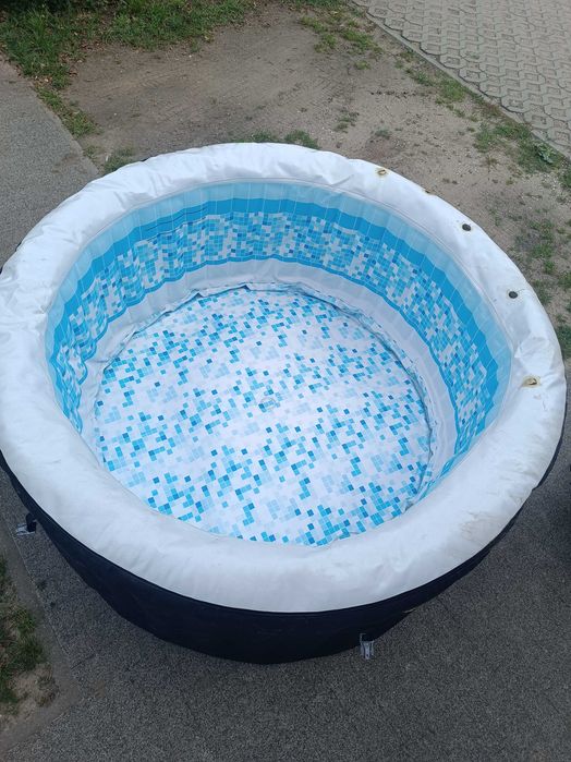 basen jacuzzi ogrodowe dmuchane lay z spa miami bestway