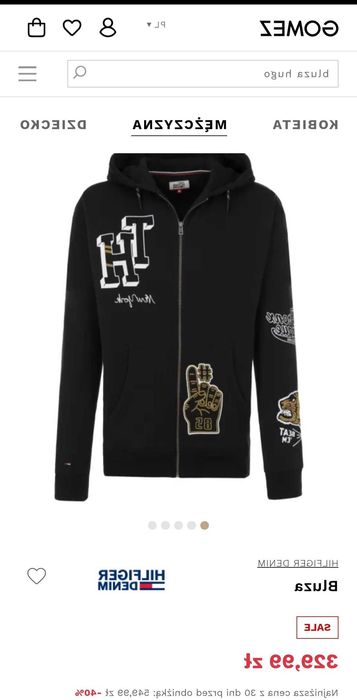Tommy Hilfiger Bluza męska XXL