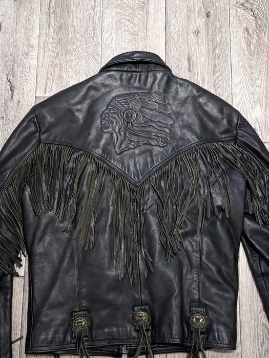 Вінтажна байкерська куртка косуха IXS p M