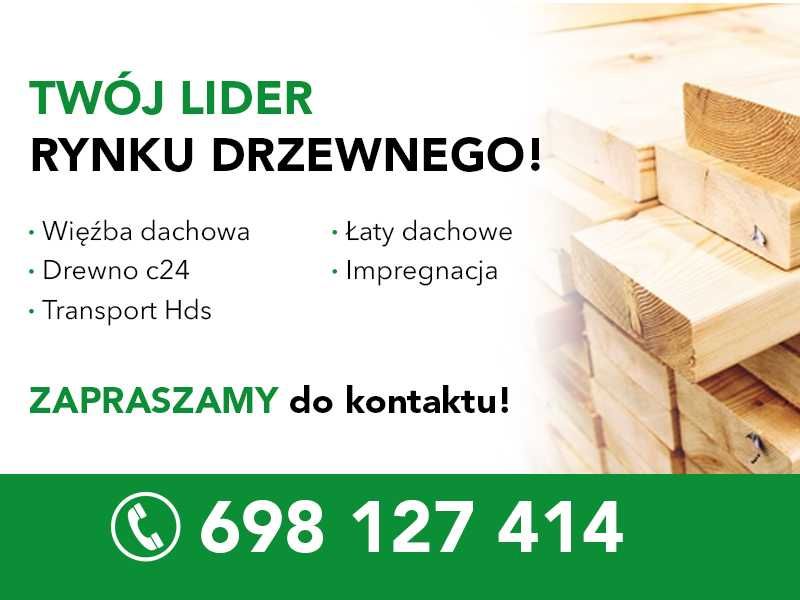 Więźba Dachowa - Łaty - Kontrłaty - CENA Z TRANSPORTEM HDS