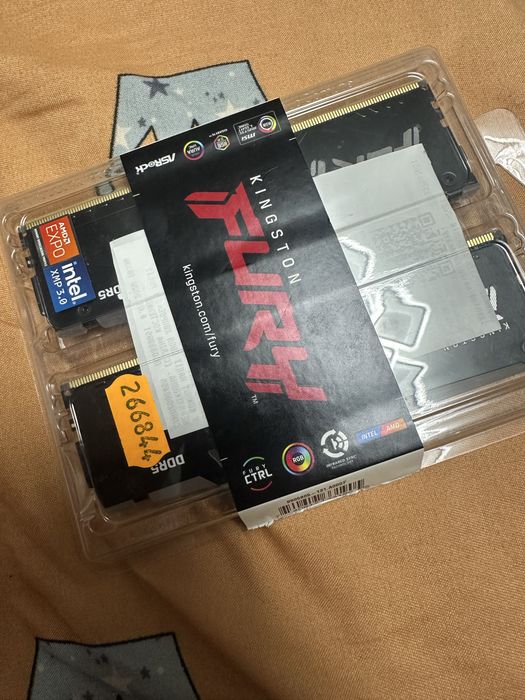 Оперативна памʼять DDR5 2x8GB/6000 Kingston Fury Beast