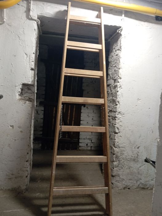 Drewniana drabina Dekra