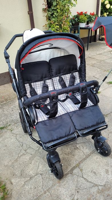 Wózek hartan zx II bliźniaczy bliźniaki podwójny