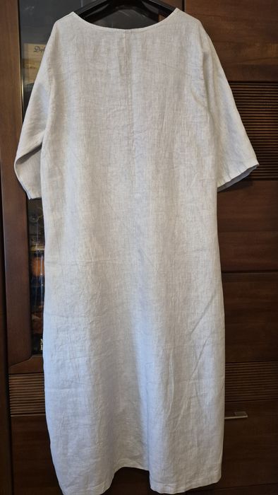 Sukienka lniana maxi   42-44-46