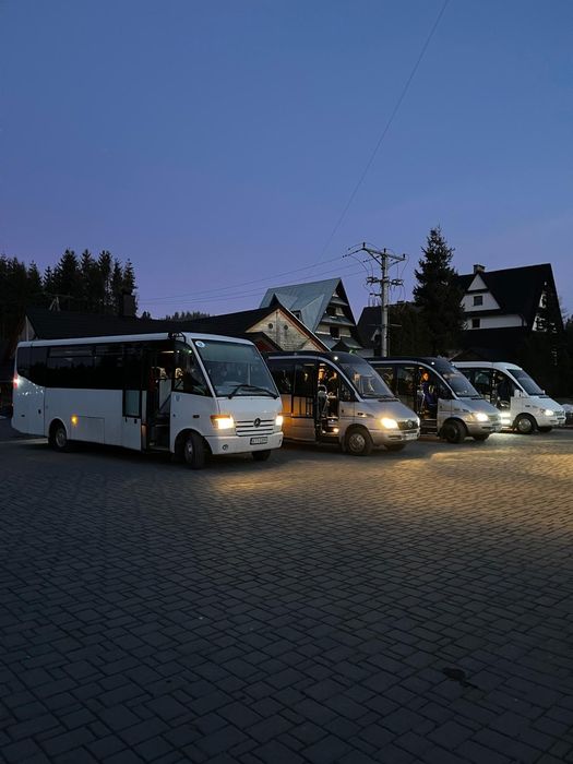 Wynajem busów autobusów  przewóz osób Zakopane okolica  Słowacja