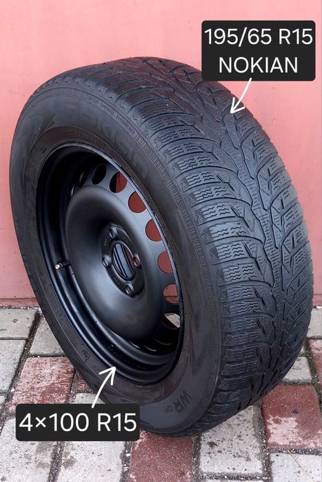 Запаска R15 4×100 Рено Меган Канго Сценік Логан Кліо Акцент