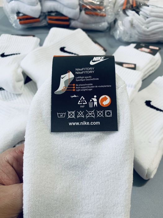 Зимние высокие теплые махровые спортивные термоноски Nike/Найк 12пар