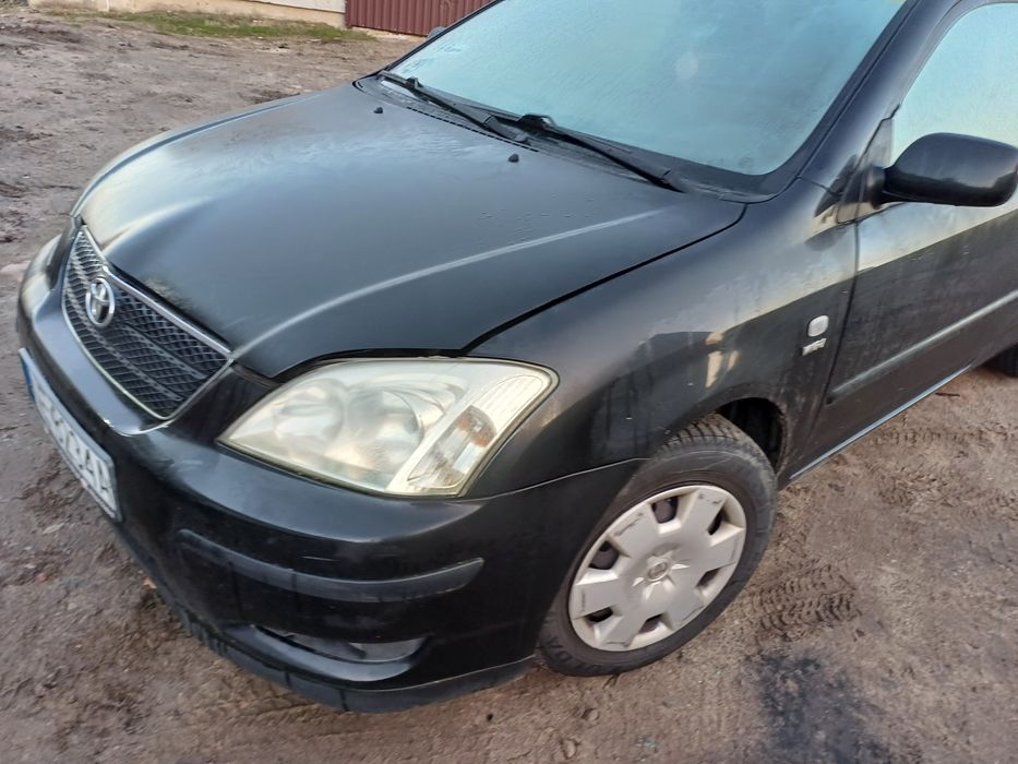 Toyota Corolla e12 HB 209 czarny maska pokrywa silnika części