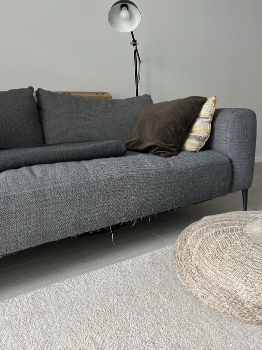 Sofá cinzento moderno – 210 x 95 cm