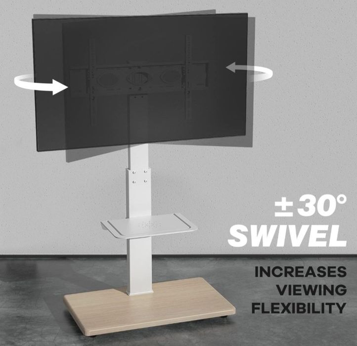 RFIVER Uniwersalny obrotowy stojak podłogowy pod telewizor