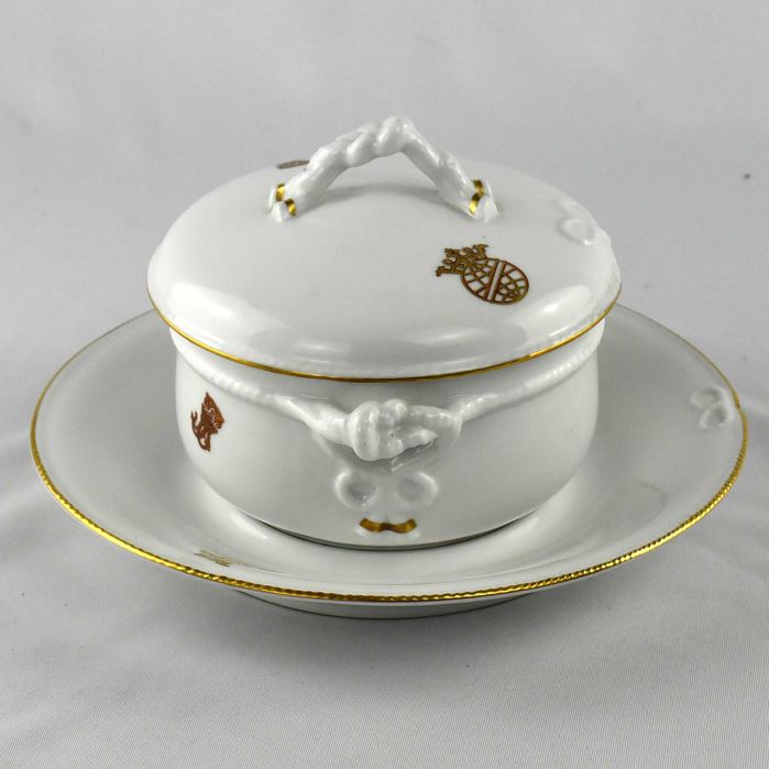 Terrina com apresentador, Brasonada Serviço “Esfera Armilar”