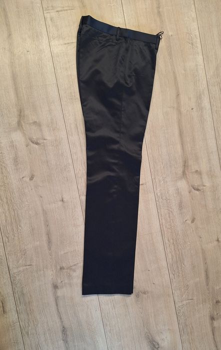 JIL SANDER – Satynowe Spodnie Premium Made in Italy r. M