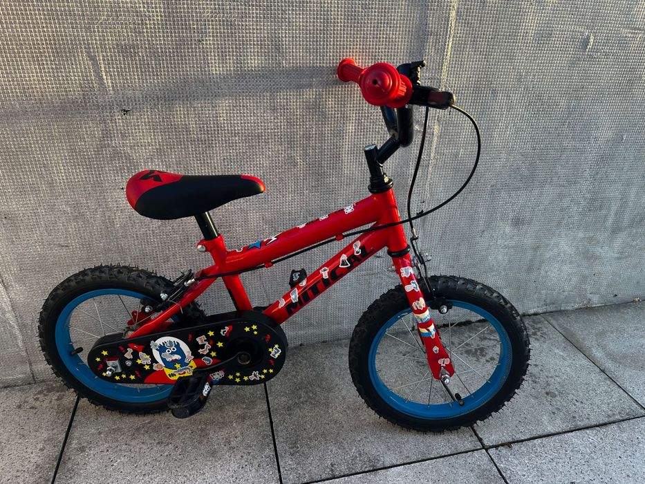 Bicicleta criança vermelha