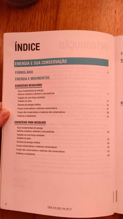 Livro de exercícios de física 10 ano