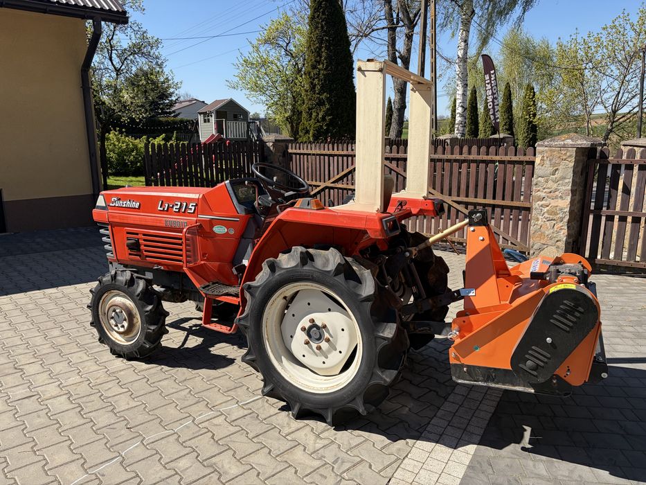 Traktorek kubota 21 km 3 cylindry 4x4 rewers walek dobry stan kosiarka