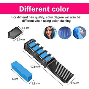 Zmywalna kreda do farbowania włosów 10 szt kolorowe pasemka farbki