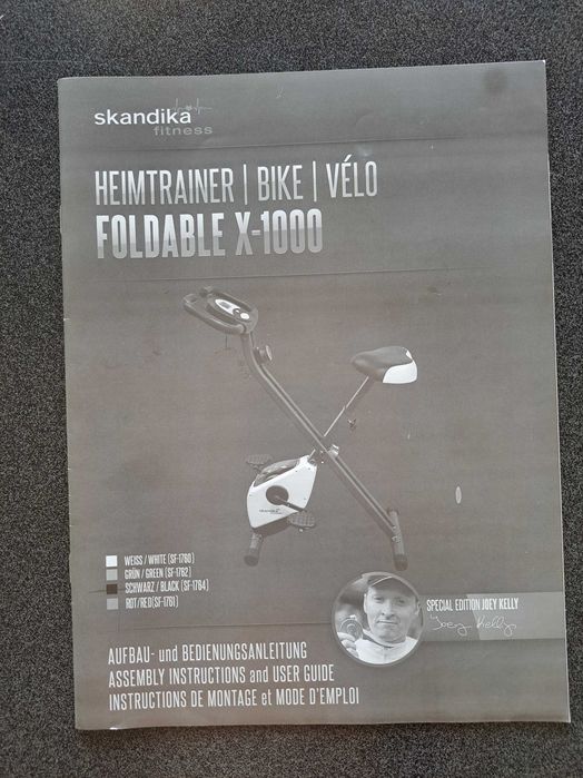 Bicicleta Estática Dobrável Skandika X-1000