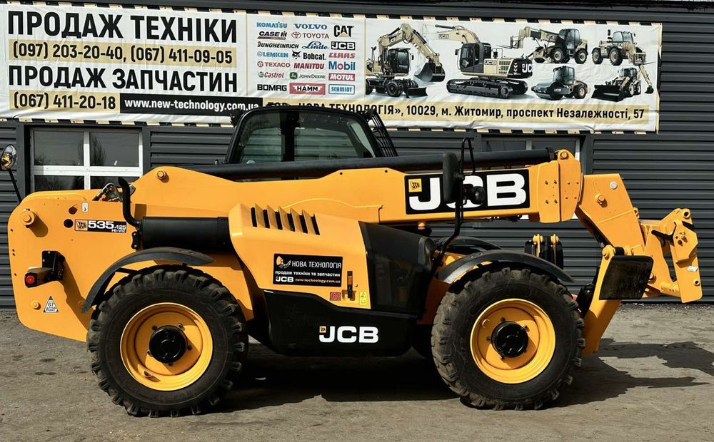 Телескопічний навантажувач (погрузчик) jcb 535-125