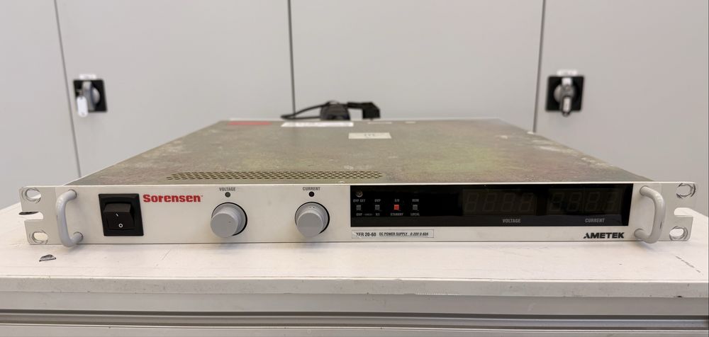 Zasilacz Laboratoryjny Sorensen XFR 20-60MGA | 0-20V 60A 1200W | Karta GPIB IEEE-488 | 100% Sprawny
