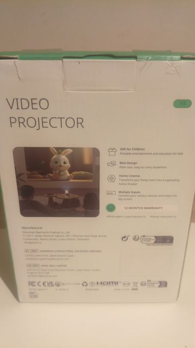 Mini Projetor Portátil Yoton Y4 - NOVO