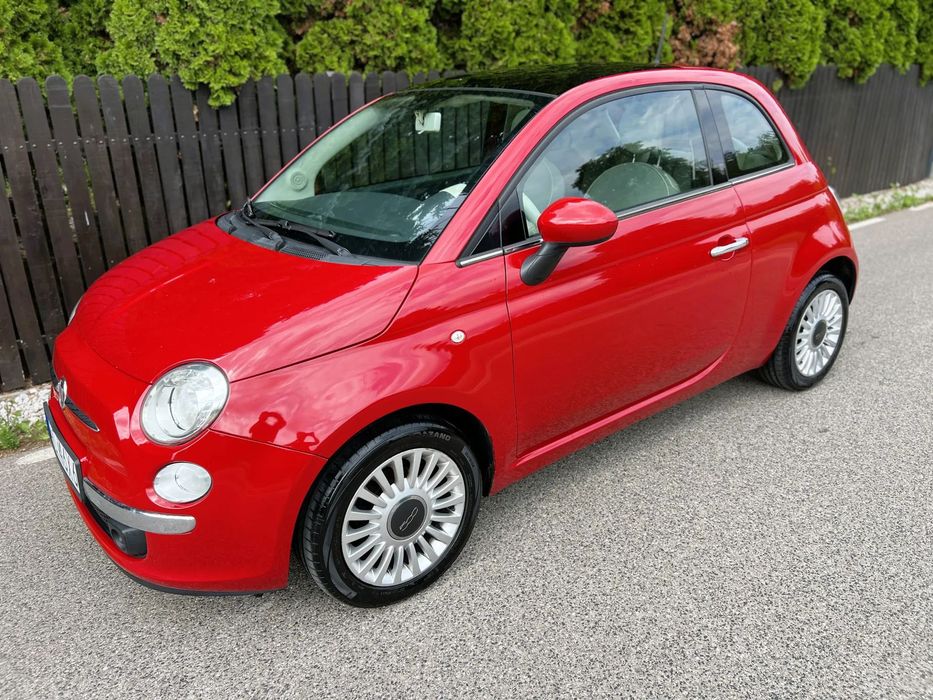 Fiat 500 Lounge Automat klima alu Panorama kierownica wielof Bluetooth