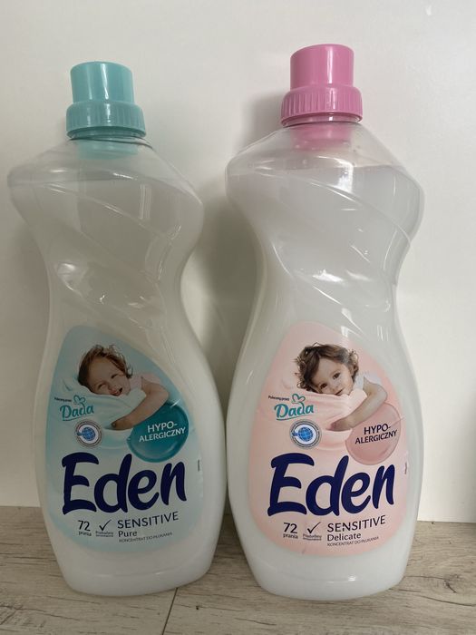 Порошки для прання Ultra, дитячі порошки Lovela  ополіскувач Eden