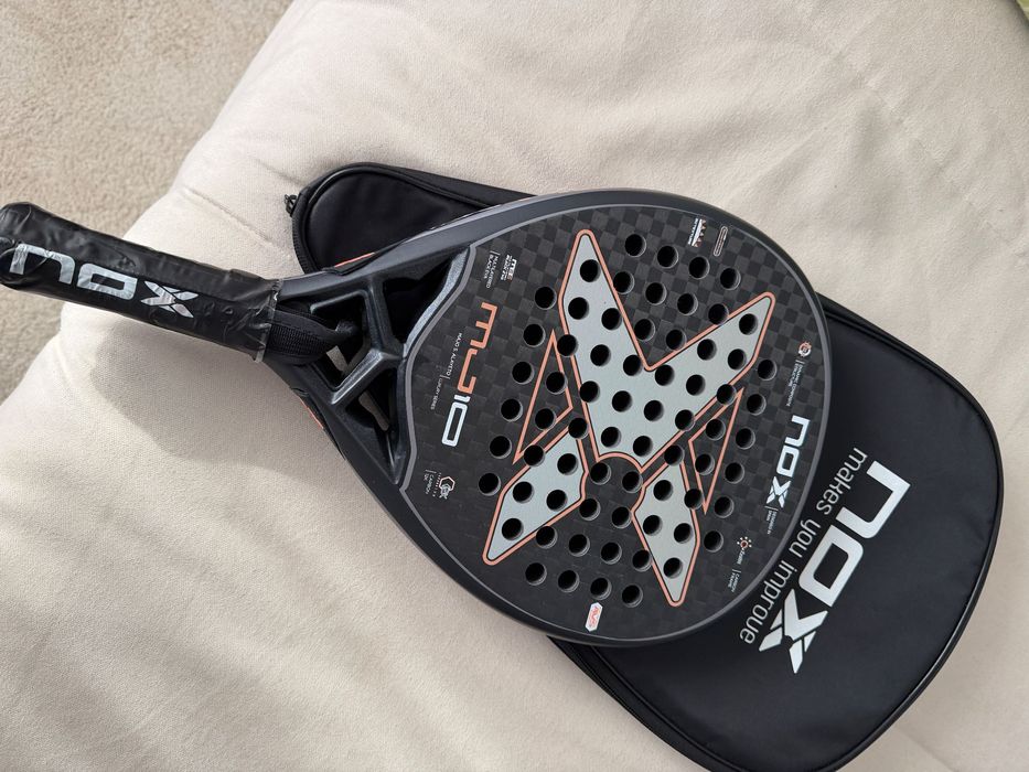Vendo Raquete Padel NOX MJ10 12K – [NOVA