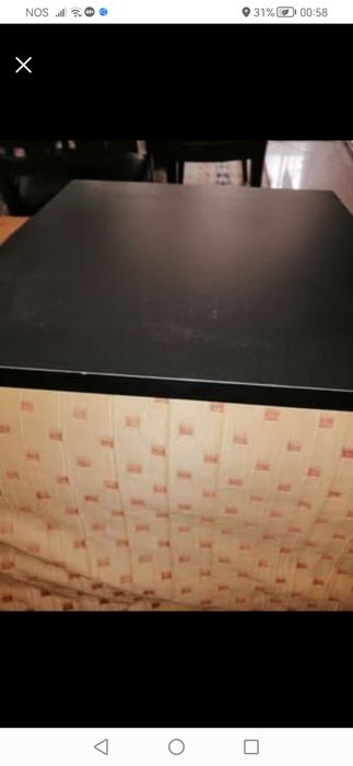 Budas decorativos preto e patiado+Base rotativa para TV ou computador,