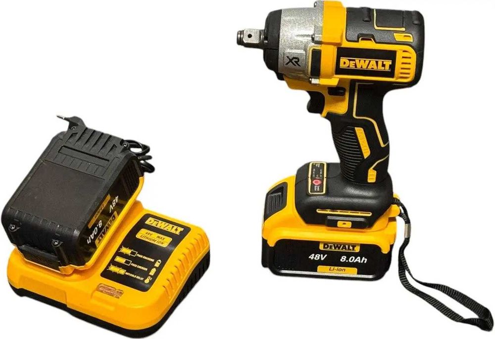 Акумуляторний гайковерт DeWalt DCF922NEW (48V, 8AH). АКБ