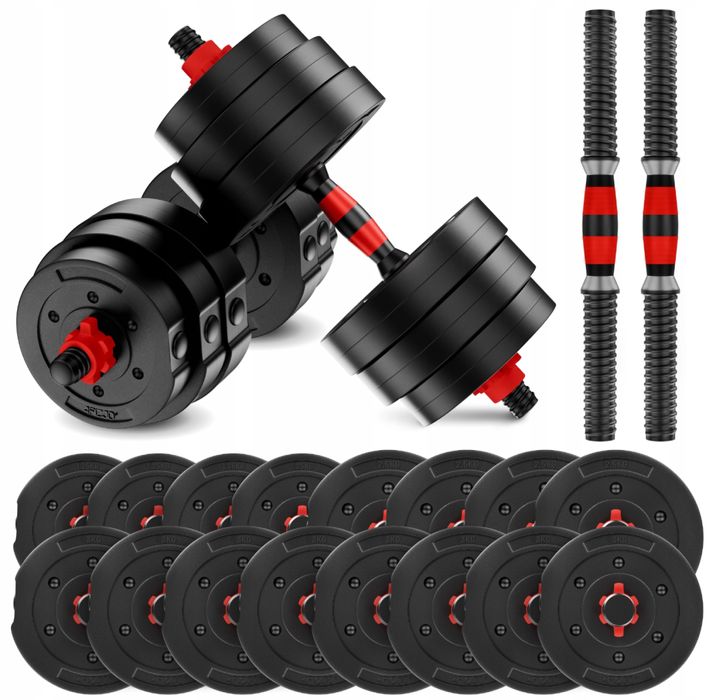 Hantle bitumiczne regulowane 2x20kg  ciężarki