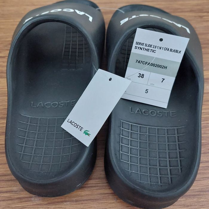 Klapki damskie lacoste serve slide 38