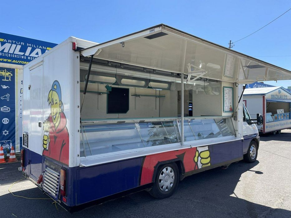 Fiat Ducato  Autosklep wędlin Ryb Gastronomiczny Food Truck Foodtruck Skiep bar