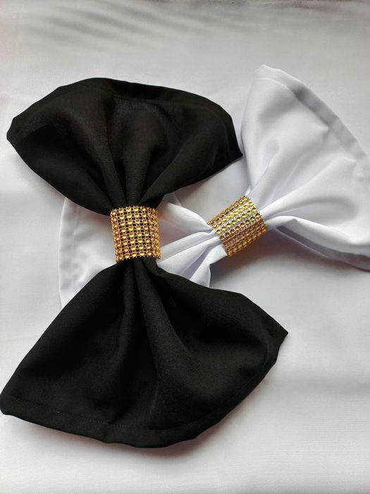 Серветки Чорні, тканина габардин