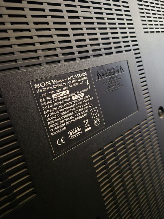 Telewizor SONY 55" 16 letni + sound system SONY 5.1