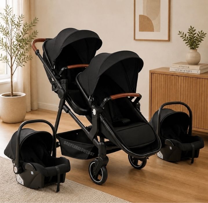 ** Carrinho Bebé Gémeos * NOVOS * Trio 3 em 1  * VISITE-NOS ***