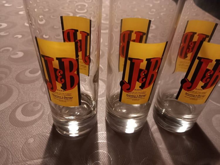 Copos J & B - 6 unidades